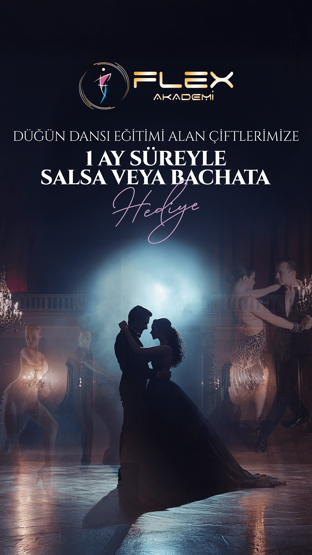 1 Ay Salsa&Bachata Dersi Hediye!