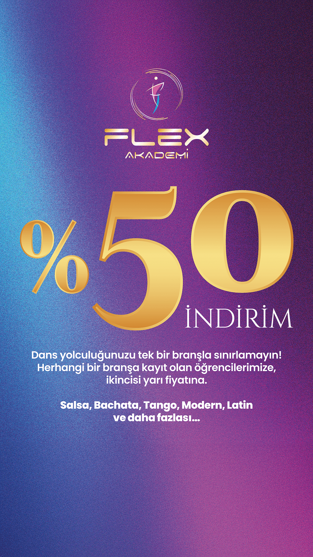 İkinci Branş %50 İndirimli!